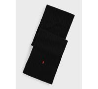 Polo Ralph Lauren Cable Knit Scarf Black