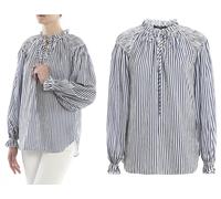 Polo Ralph Lauren Caddy Ruffle Blouse Shirt Frill Top Ruffle Blouse L