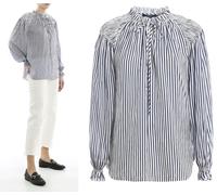 Polo Ralph Lauren Caddy Ruffle Blouse Shirt Frill Top Ruffle Blouse S
