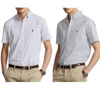 Polo Ralph Lauren Checked Performance Stretch Classic Fit Woven Shirt Tee S
