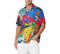 Polo Ralph Lauren Clady Seersucker Camp Shirt Classic Fit Check Hawaiian New S