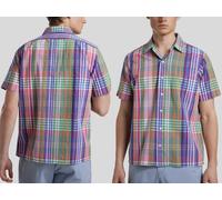 Polo Ralph Lauren Clady Seersucker Camp Shirt Classic Fit Check Shirt M