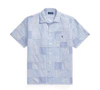 Polo Ralph Lauren Classic Fit Patchwork Seersucker Shirt Patchwork Blues