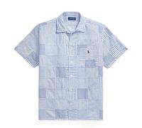 Polo Ralph Lauren Classic Fit Patchwork Seersucker Shirt Patchwork Blues