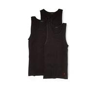 POLO RALPH LAUREN Classic Fit Ribbed Tank with Moisture Wicking 100% Cotton - 3 Pack