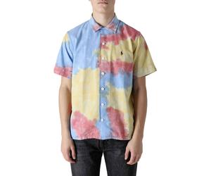 Polo Ralph Lauren Classic Fit Tie-Dye Seersucker Shirt Heritage Beach M