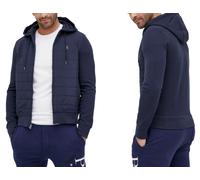 POLO RALPH LAUREN Cobble Hybrid Aviator Zip Hooded Jacke Blouson Bomber Navy Wow