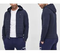 Polo Ralph Lauren Cobble Hybrid Aviator Zip Hooded Jacket Blouson Bomber Navy XL