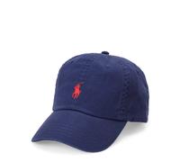 Polo Ralph Lauren Cotton Chino Baseball Cap Newport Navy/Red