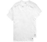 Polo Ralph Lauren Mens 2 Pack Classic Crewneck Undershirt T-Shirt - Colour: 002 2Pk White/White - Size: XL