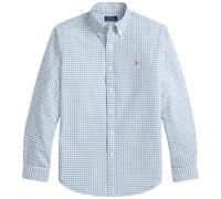 Polo Ralph Lauren Mens Custom Fit Gingham Oxford Shirt - Colour: 500 Bristol Blue/White - Size: Medium