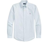 Polo Ralph Lauren Custom Fit Oxford Shirt - Blue and White