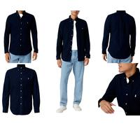 Polo Ralph Lauren Custom Fit Poplin Shirt Pony Oxford Navy Button-Down S