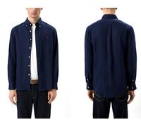 Polo Ralph Lauren Custom Fit Pure Linen Shirt Button Down Navy XL