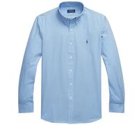 Polo Ralph Lauren Custom Fit Stretch Poplin Shirt - Blue and White S S