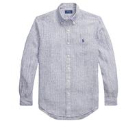 Custom Fit Striped Linen Shirt S