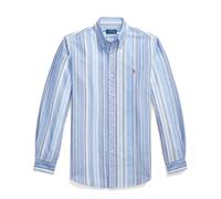 Polo Ralph Lauren Custom Fit Striped Oxford Button Down Shirt Blue Multi