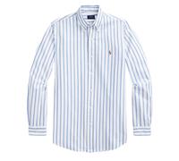 Polo Ralph Lauren Custom Fit Striped Oxford Shirt Blue / White