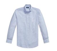 Polo Ralph Lauren Custom Fit Striped Seersucker Shirt Blue White