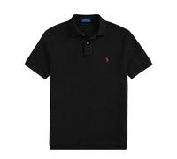 Polo Ralph Lauren Custom Slim Fit Mesh Polo Shirt Black