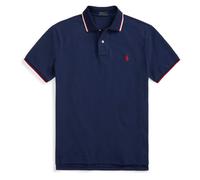 Polo Ralph Lauren Custom Slim Fit Mesh Tipped Polo Newport Navy