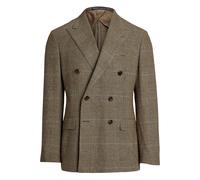 Polo Ralph Lauren double-breasted checked-pattern blazer - Neutrals 40-42