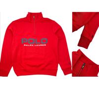 Polo Ralph Lauren Double Knit Tech Jumper Troyer Mock Sweatshirt Pullover New M