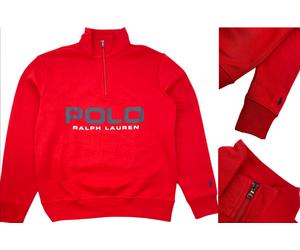 Polo Ralph Lauren Double Knit Tech Jumper Troyer Mock Sweatshirt Pullover New M