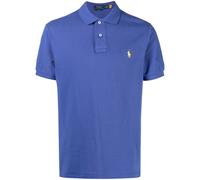 Polo Ralph Lauren embroidered-logo piqué-weave polo shirt - Blue S
