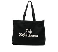 Polo Ralph Lauren embroidered-logo tote bag - Black One Size