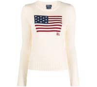 Polo Ralph Lauren flag-intarsia jumper - Neutrals XXS-XS-S-M-L-XL-XXL