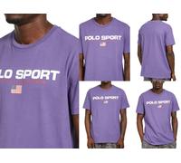 Polo Ralph Lauren Flag Logo Tee T-Shirt Shirt Classic Fit Pure Cotton Top BNWT L