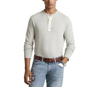 Polo Ralph Lauren Grandfather Shirt Slub Henley T-Shirt Grandpa Sweater), MEDIUM