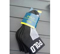 Polo Ralph Lauren for man. 449655220001 Pack of 3 Quarter Socks black (42-46), Casual, Cotton, Polyester, Elastane