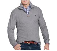Polo Ralph Lauren Half Zip Jumper Rib Troyer Sweater Sweatshirt Pullover S