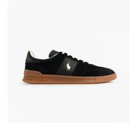 Polo Ralph Lauren Heritage Aera Mens Lace Up Suede Trainer Black - UK 7