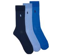 Polo Ralph Lauren High socks EGYPTIAN CTN CREW SOCK 3 PACK in Blue 9 / 12