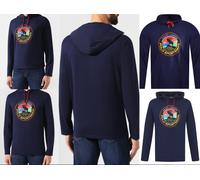 Polo Ralph Lauren Hooded Ls T-Shirt Jersey Hoodie Retro Sweatshirt New, M