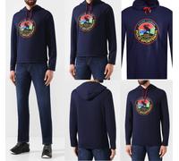 Polo Ralph Lauren Hooded Ls T-Shirt Jersey Hoodie Retro Sweatshirt New S