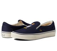 Polo Ralph Lauren Keaton Polo Bear Canvas Sneaker, Navy Bear, 8.5 UK