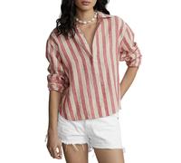 Polo Ralph Lauren Linen Shirt Linen Blouse Mullet Shirt T-Shirt Top Blouse New S