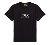 Polo Ralph Lauren Logo Cotton Jersey Sleep Shirt Polo Black
