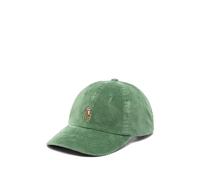 Polo Ralph Lauren logo-embroidered corduroy baseball cap - Green OS