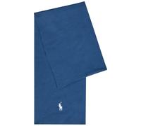 Polo Ralph Lauren Logo-embroidered Cotton Scarf - Blue - One Size
