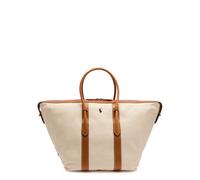 Polo Ralph Lauren Logo-embroidered Extra Large Canvas Tote bag - Natural - One Size