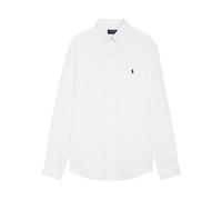 Polo Ralph Lauren Logo-embroidered Linen Shirt - White - L