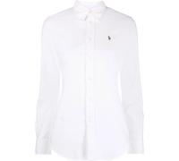 Polo Ralph Lauren logo-embroidered Oxford shirt - White XXS-XS-S-M-L-XL-XXL