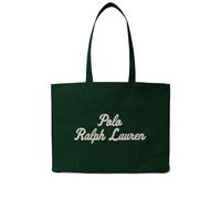 Polo Ralph Lauren logo-embroidered tote bag - Green One Size