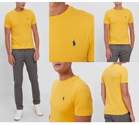 Polo Ralph Lauren Logo Pima Cotton T-Shirt Soft Shirt Custom Slim Fit Tee S
