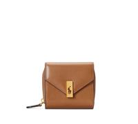 Polo Ralph Lauren logo-plaque leather wallet - Brown One Size